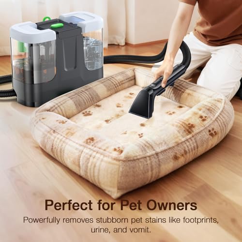 Image of Carpet Cleaner Machine,Deep Cleaner Machine for Rug Cleaner & Couch Cleaner | Carpet Shampooer Machine for Rug,Upholstery,Stair,Car Seat&Couche, 18Kpa Suction Spot Cleaner Remover Vacuum Covers