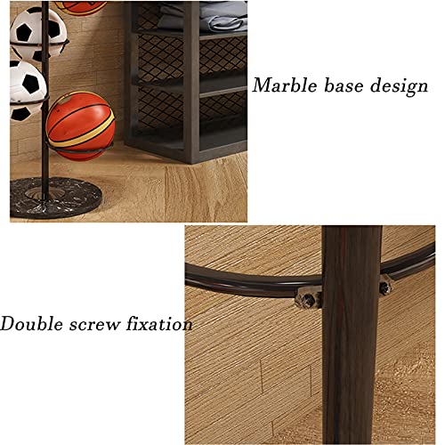 Ballenreks Voetbalhouder Organisator voor basketbal volleybal voetbal frame racket mand, geneeskunde bal standaard… - Image 5