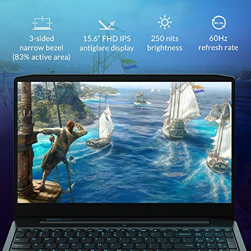 Image of Lenovo Ideapad Gaming 3 Intel Core i5 10th Gen 39.63cm (15.6 inch) FHD Gaming Laptop (8GB /1TB+256GB SSD /Win10 /MS19 /NVIDIA GTX 1650 4GB Graphics /Onyx Black /2.2Kg), 81Y400E1IN + Lenovo 39.63cm (15.6 inch) Urban Laptop Sleeve