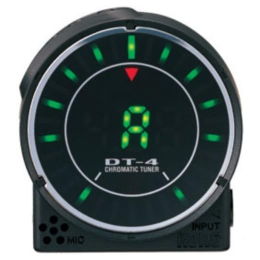 AFINADOR GUITARRA Korg (DT.4) (7 Octavas) (Calibracion Automatica) (Salida Sonido Led)