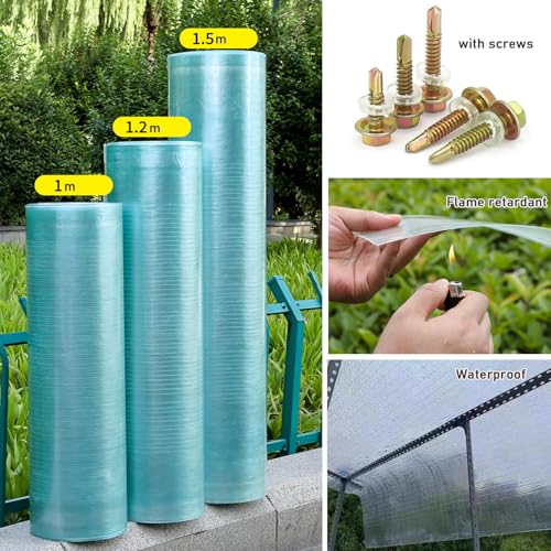 Panneaux de toit de serre anti-UV et imperméable en polycarbonate robuste - 2