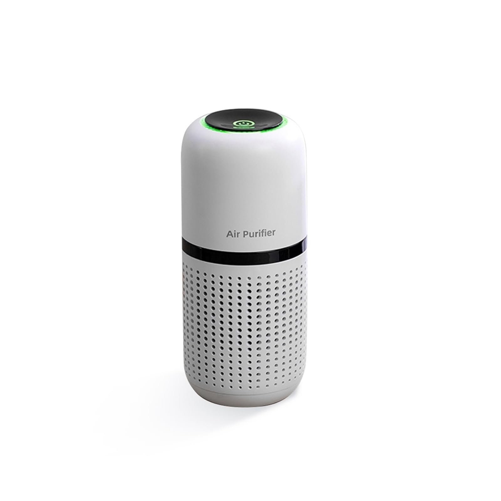 Purificateur d'air HEPA nomade blanc pour retrouver un sommeil serein à l'hôtel