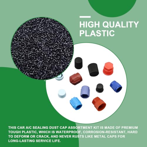 Japtend 120PCS A/C Dust Cap Kit