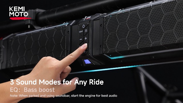 Amazon.com: KEMIMOTO Midnight 80 Gen2 31.5-inch 10-Speaker UTV
