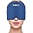 iTHERAU Migraine Relief CapMigraine Ice Head WrapHeadache Ice HatCold Therapy Headache Relief Cap for Migraine Eyes Mask Dark Blue Headache Ice Pack Stress Relief