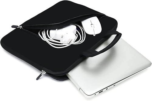 Miniatura 3 de Funda protectora para laptop de 11.6, 12 y 12.1 pulgadas, funda protectora de neopreno, funda para tablet, maletín para cuaderno con asa, bolsillos