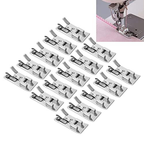 15 Piezas Pie Prensatelas Overlock para Máquinas de Coser miniatura 2