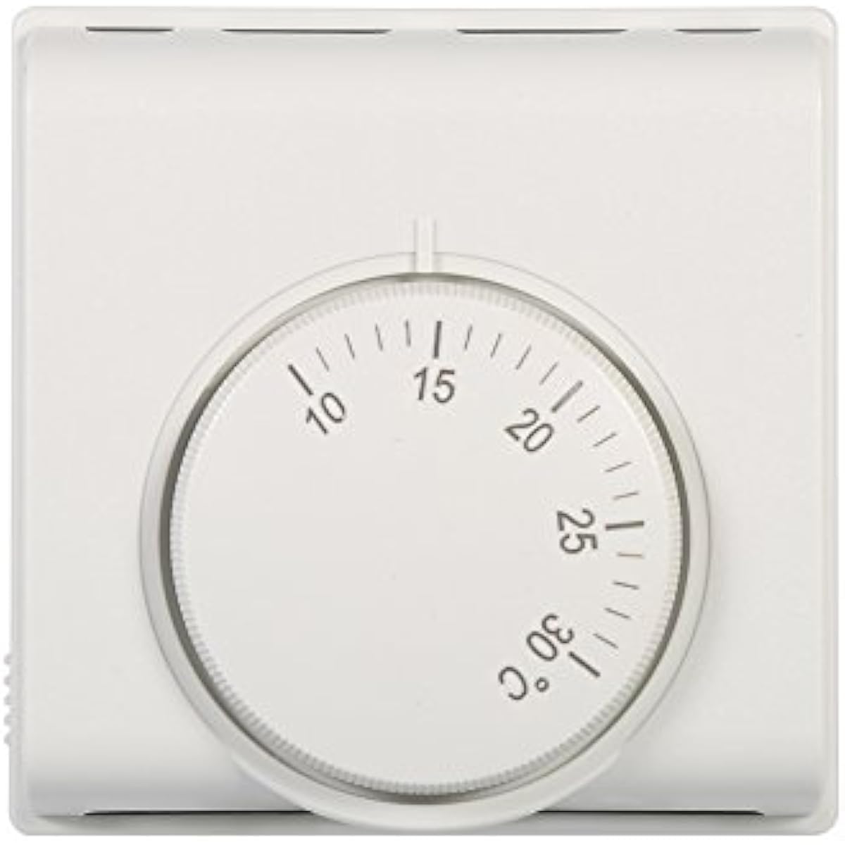 Fengqinghuagg White 220V Room Mechanical Temperature Controller,Adjustable Thermostat, Manual Line Volt Thermostat,For Central Air Conditioning