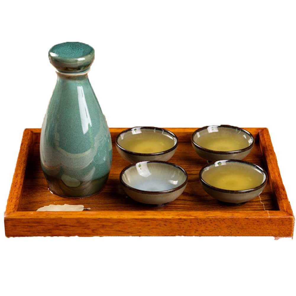 Juego de sake japonés CHFYIJYHM ideal para compartir cenas y momentos únicos en familia