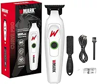 WMARK Máquina de Acabamento NG-7203, Motor 7000 RPM, Lâmina DLC, Bateria 1800 mAh, Sem Fio, para Barba e Cabelo Branca