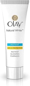 Olay Natural White Light Instant Glowing Fairness Cream, 0.7 oz (20 g)