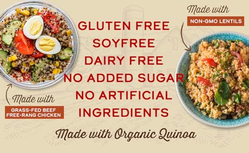 Wild Zora Instant Organic Quinoa Meals - Quick & Tasty Prepared Quinoa Bowls, Pantry Staples Gluten-Free Meal With Lentils Plus 10G Olive Oil Packet thumb #6