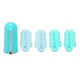 Srliya 5pcs Plastic Yarn Guide Separated, Adjustable Opening Finger Holder Yarn Guide Separated, Knitting Thimble Tool for Work Efficiency, Wear Comfortably