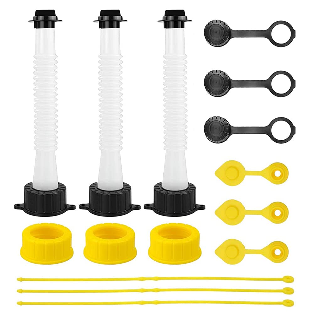 Buy Gas Can Spout Replacement Kit, Flexible Pour Nozzle with Gasket, Gas Can Nozzle Replacement