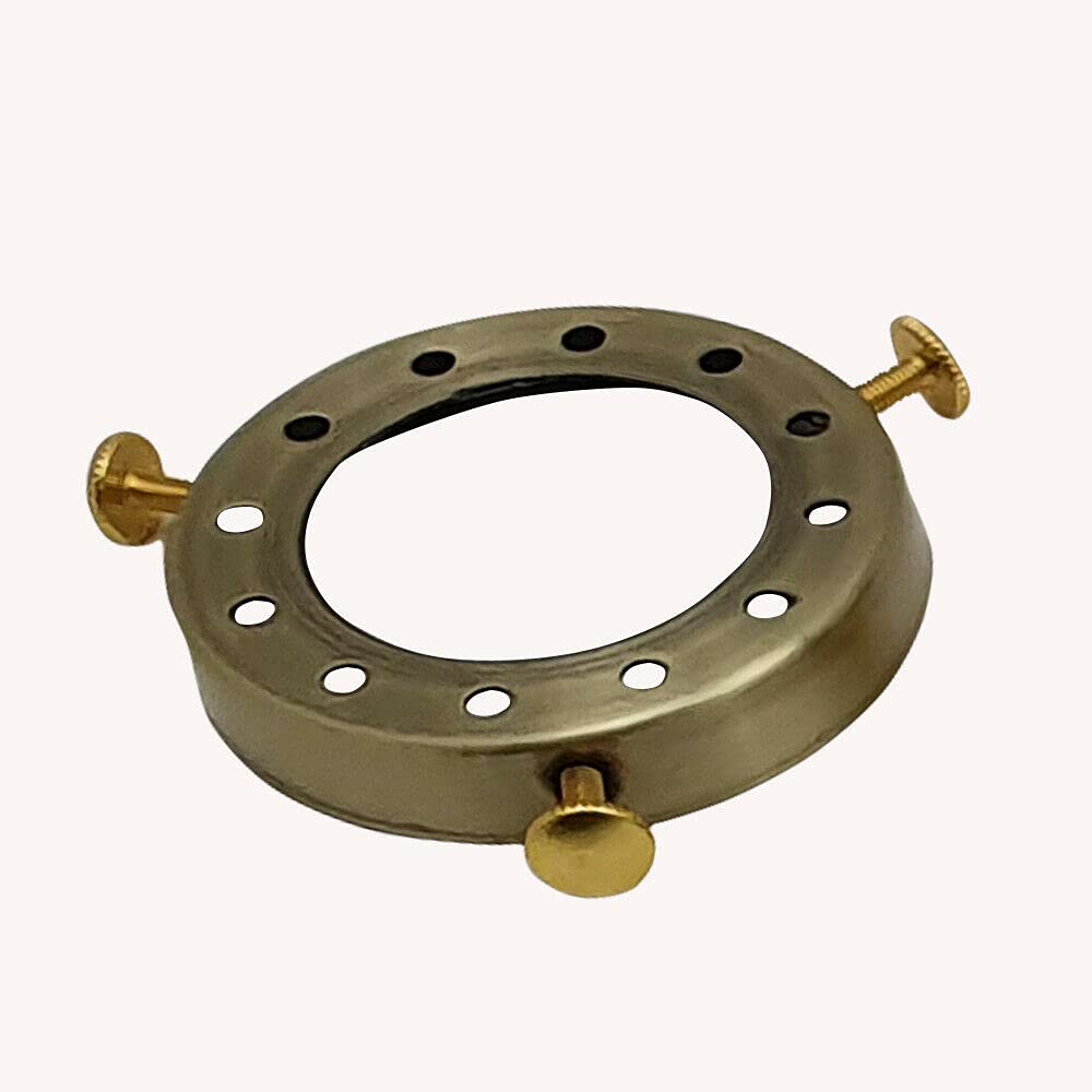 Lampshade Cover Ring Light Shade Top Hole Ring Fitting Accessory E26/E27 Socket Fitter Threaded Ring with Screws