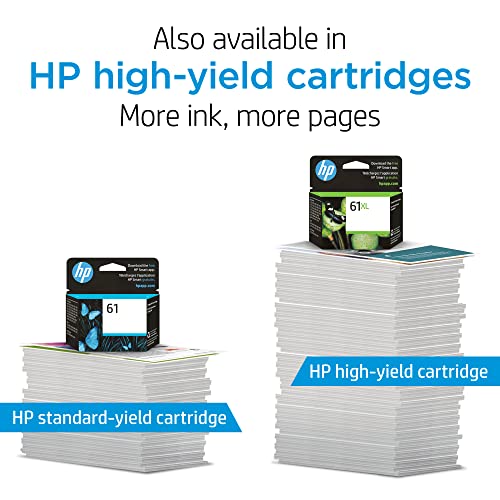 Hp 61Xl Black High-Yield Ink | Works With Deskjet 1000, 1010, 1050, 1510, 2050, 2510, 2540, 3000, 3050, 3510; Envy 4500, 5530; Officejet 2620, 4630 Series | Eligible For Instant Ink | Ch563Wn #TOP1
