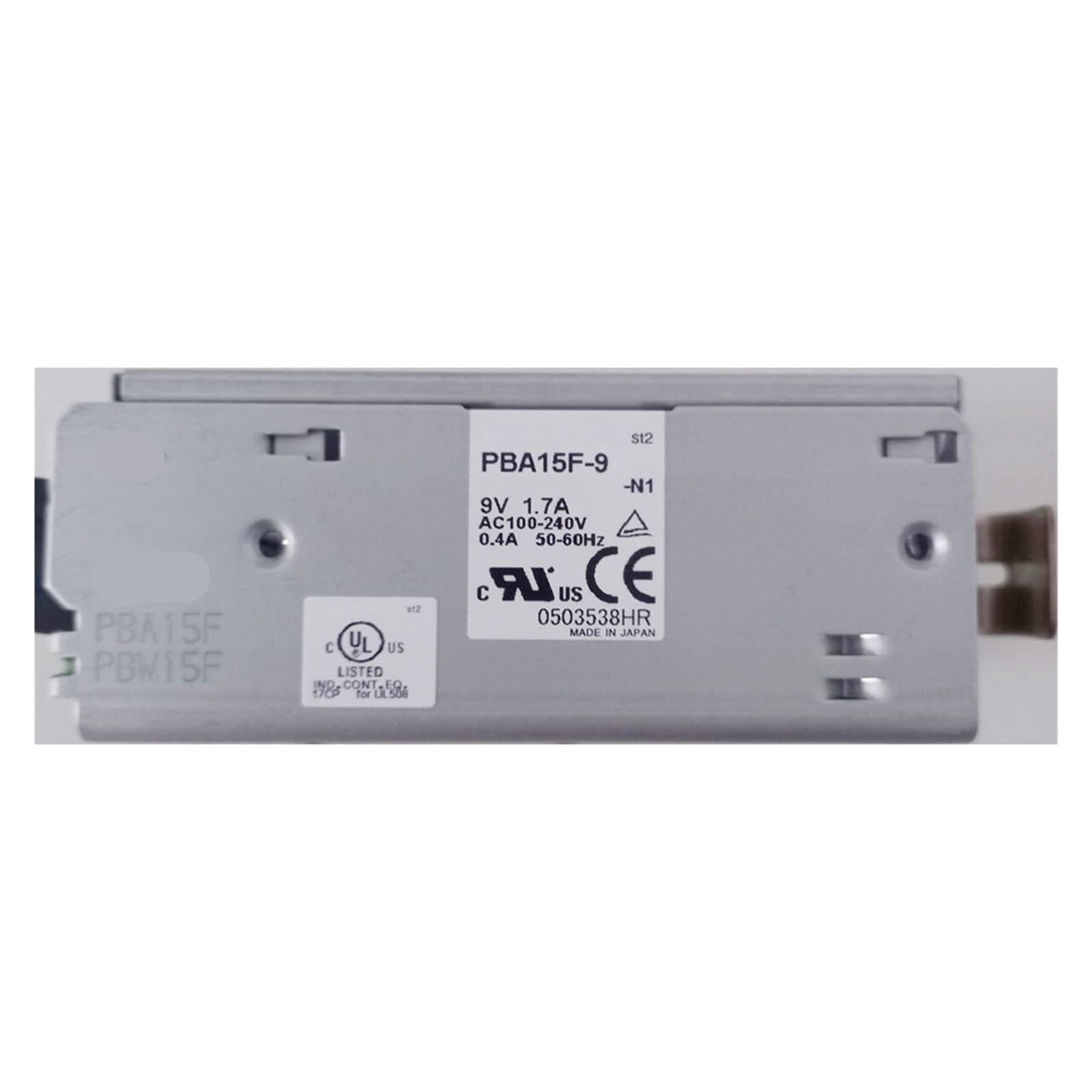 KSZHZYMGX PBA15F-9 INPUT AC100-240V 50-60Hz 0.4A OUTPUT 9V 1.7A Switching Power Supply