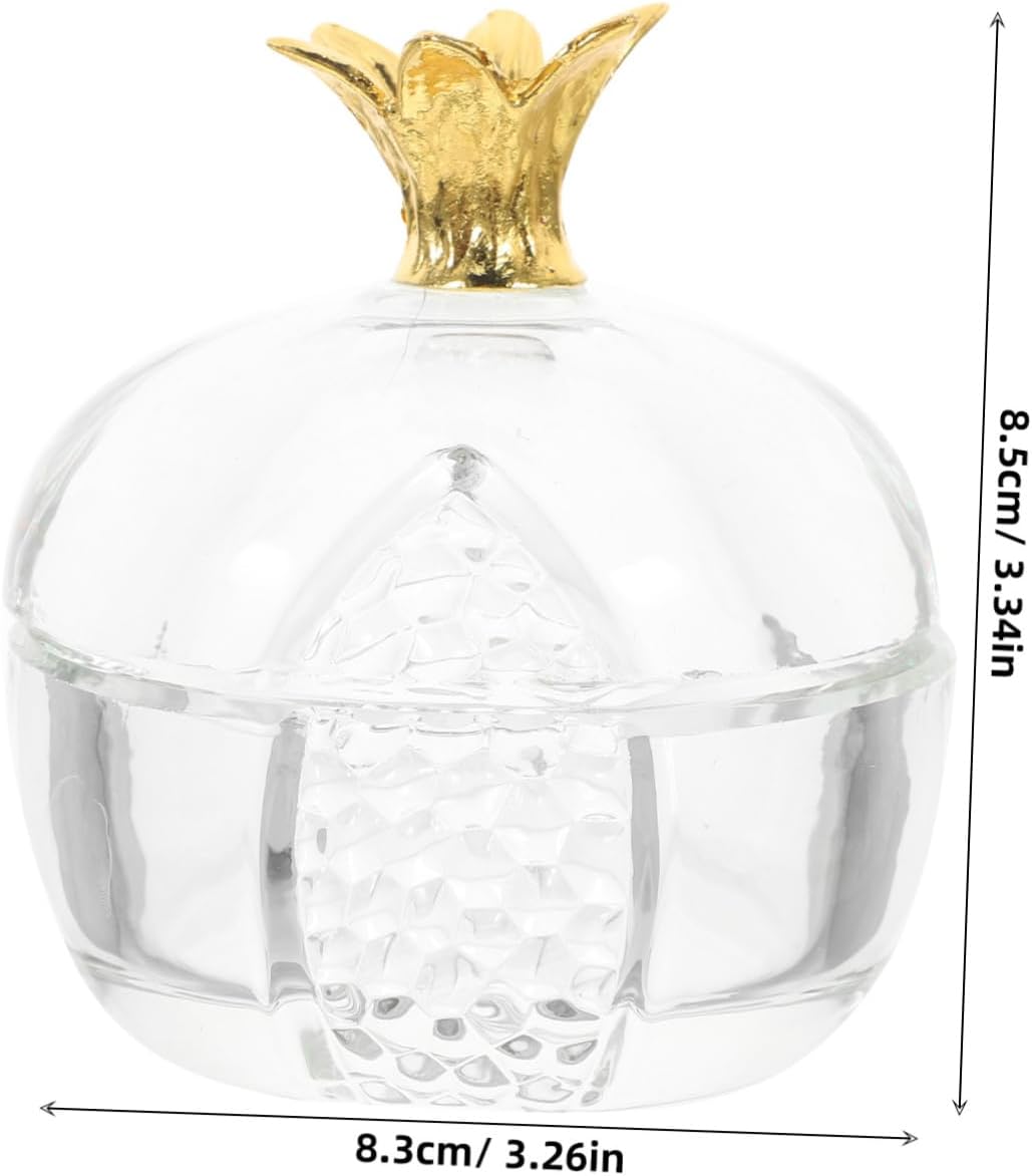 Nail Art Tool Dish Cup Crystal Dish Nail Art Crystal Glass Decorative Jars Lids