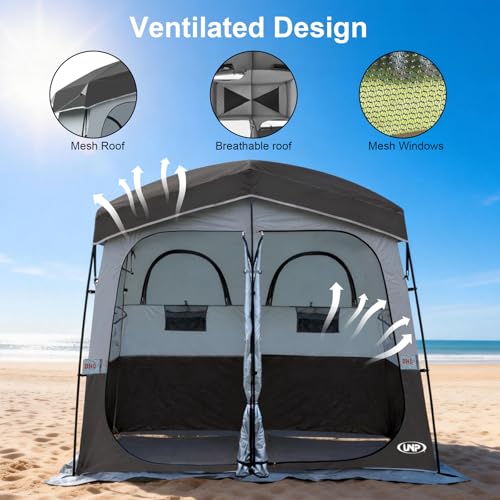 Image of Shower Tent, Outdoor Camping Privacy Shelter-Dressing Changing Room-Portable Toilet Tent for Hiking Sun Shelter Picnic Fishing