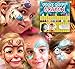 HENMI Easter Face Painting, 28 Bright Colors Face Paint Crayons Safety Face Body Paint Sticks Tatoo Paint Crayons for Toddlers Carnival Easter Party Cosplay, EN71 Certified