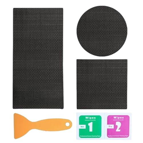 Gitekain - Parche para trampolín | Autoadhesivo para reparación de rasgaduras | 3 formas cuadrado rectángulo redondo cinta reparación | para agujero o rasgar alfombra de salto