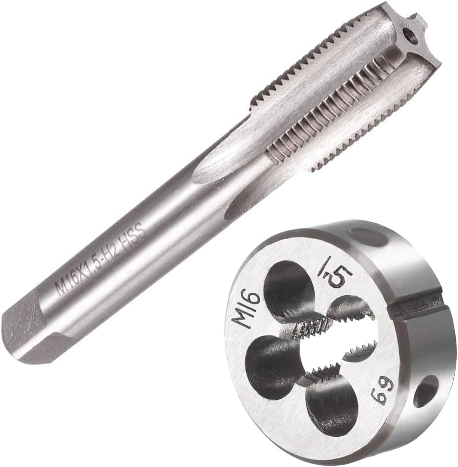 Saipe M16 X 1.5 Metric Tap and Die Set M16 X 1.5mm HSS