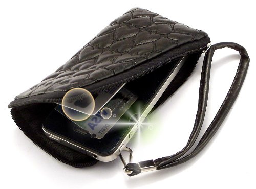 Luksusowy wyściełany portfel / uchwyt z paskiem do noszenia z napisem "Dreamer" nr 10005 brokatowa zawieszka do telefonu Nokia 3110 classic. Unikalne etui z zamkiem błyskawicznym / etui / skórka /