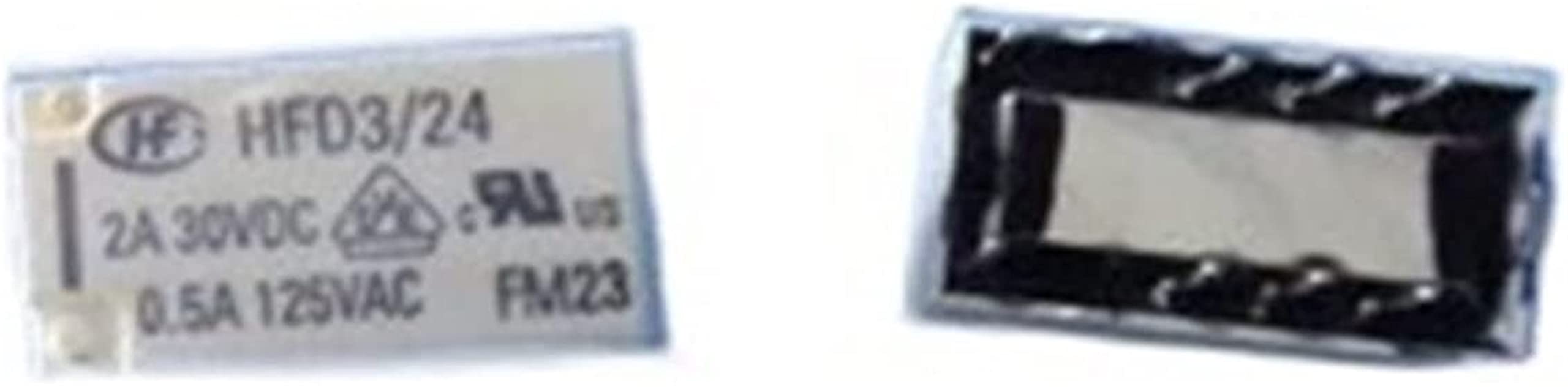 AQHYEBNSR Relay 10pcs HFD3/24 HFD3-24V 0.5A125VAC TX2-24V 8PIN