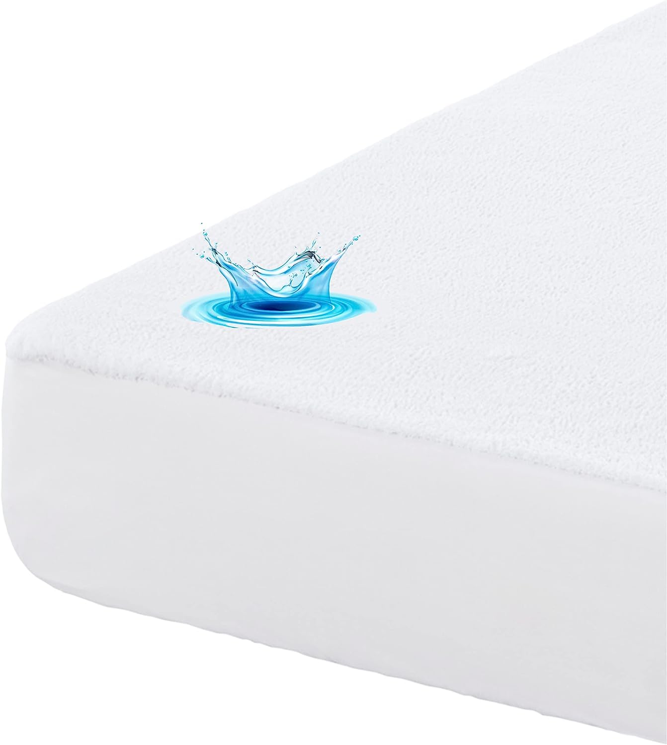 BELNOU Protector Colchón Impermeable Dulce, Funda Colchón, Transpirable, Fabricado en España, Todo Tipo de Colchones, Fabricado en España, Libre de Sustancias Nocivas (180 x 190/200 x 30 cm)