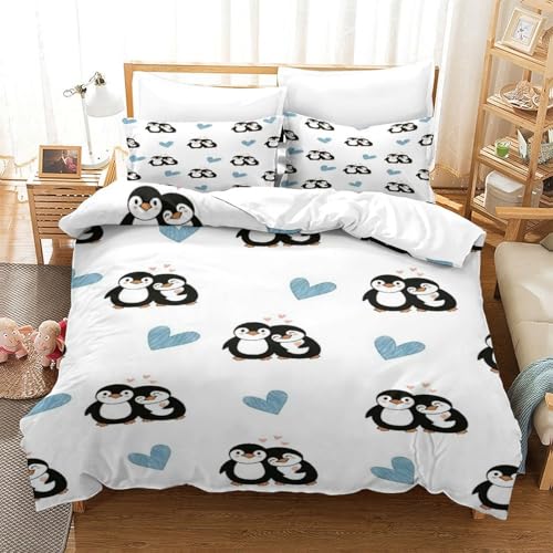 Housse de couette plumes de paon 220x240cm en microfibre de qualité supérieure pour lit king