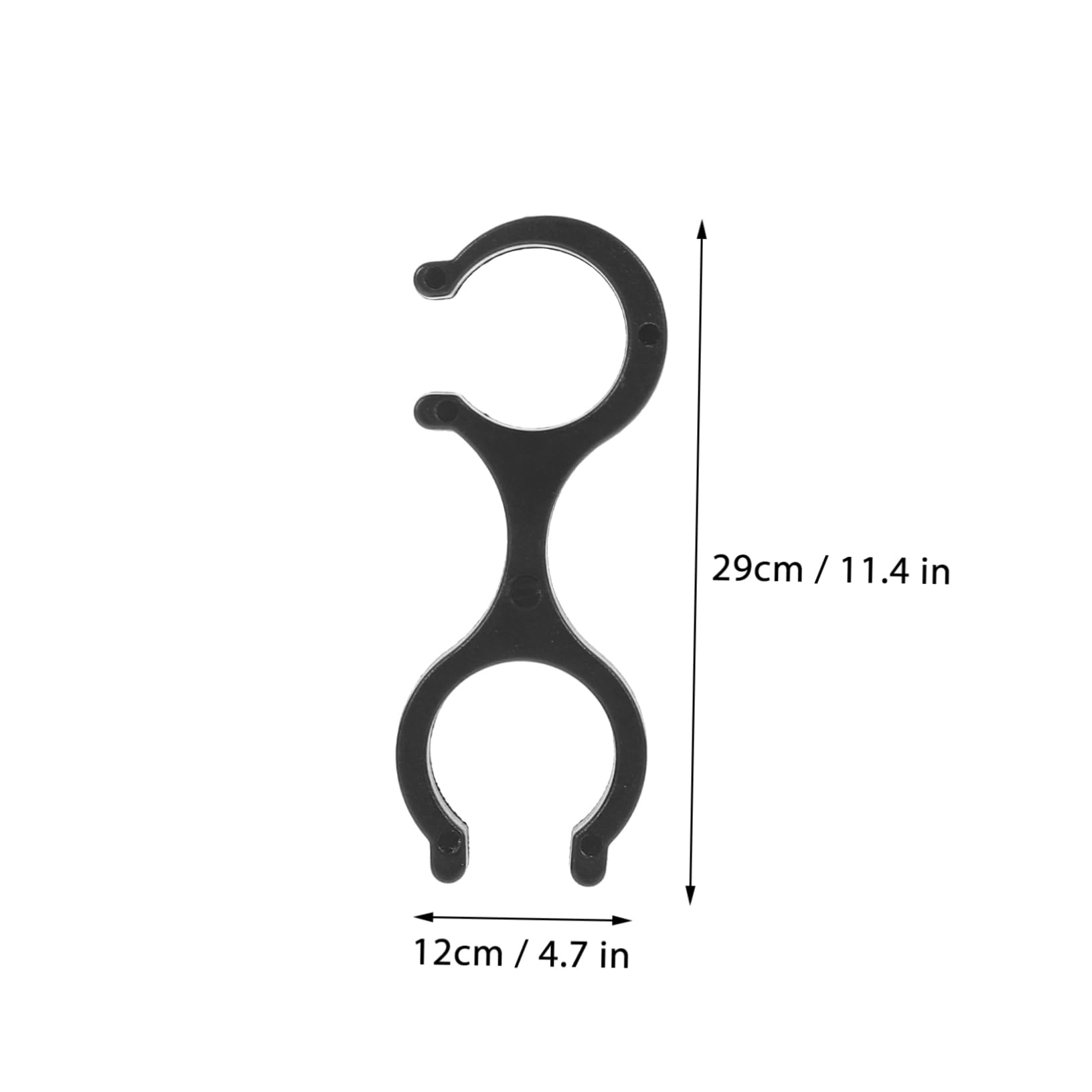 Yardwe Outdoor Sports Must-Have 8pcs Rotatable Clasps for Walking Stick Alpenstock Clips Storage Clip for Hiking Stick