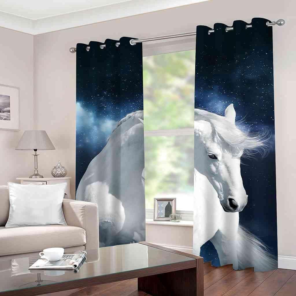 Cortinas Opacas para Ventanas Infantiles Animal Cortinas Opacas para Ventanas Infantiles 3D Patrón Cortinas Salon Dormitorio Moderno Reduccion Ruido Cortinas -7069473105200380