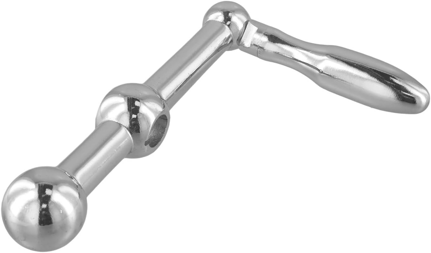 Three Ball Handle and Ball Crank Handle Set for Milling Machine Table Adjustment Aluminum Alloy Design