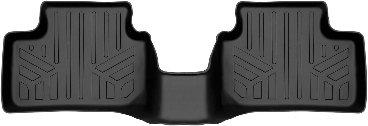 SMARTLINER Custom Fit All Weather 1st Row Floor Mat Liner Set Compatible with 2022-2024 Volvo C40 Recharge