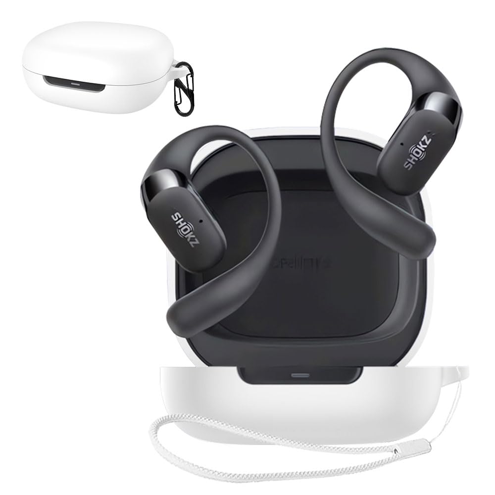 Amazon | For Shokz OpenFit 2 ケース [HVUYAL] 紛失防止用のフックを