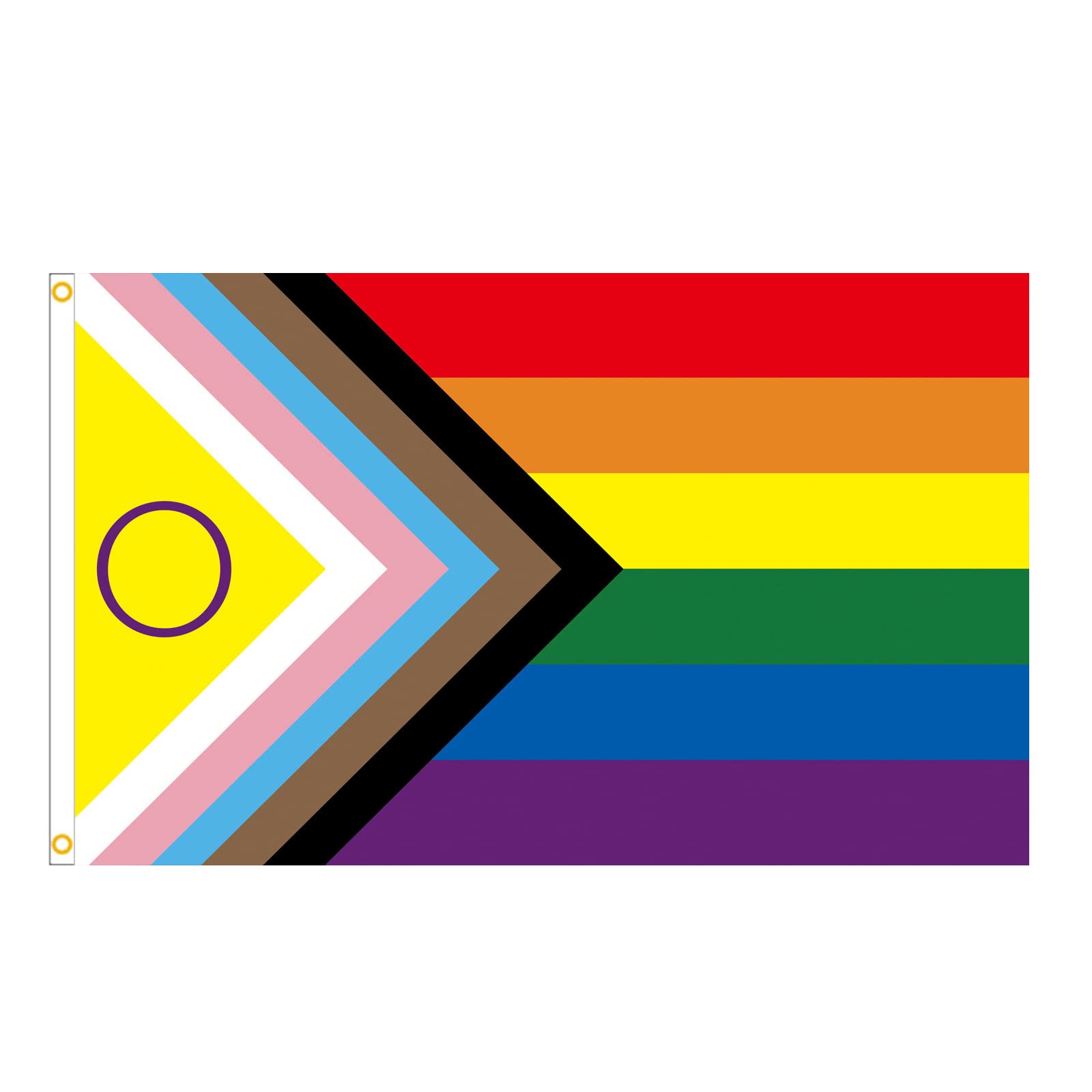 Bandiera Arcobaleno Gay 5x8 Piedi Per Esterno – Striscione Orgoglio LGBTQ+ In SuperPoly 150D - Foto 4