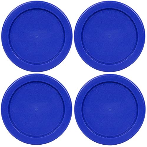 Klare Ware 1 Cup/236 mL Blue Replacement Lids/Covers for Pyrex 7202-PC, Anchor Hocking & Klare Ware Storage Bowls *Lids Only - Glass Container Not Included* (4 Pack, Blue)