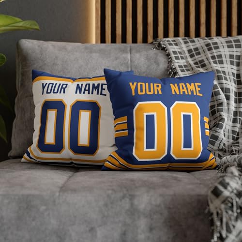Image of ANTKING Buffalo Throw Pillow Personalized Custom Any Name and Number for Men Women Boy Gifts