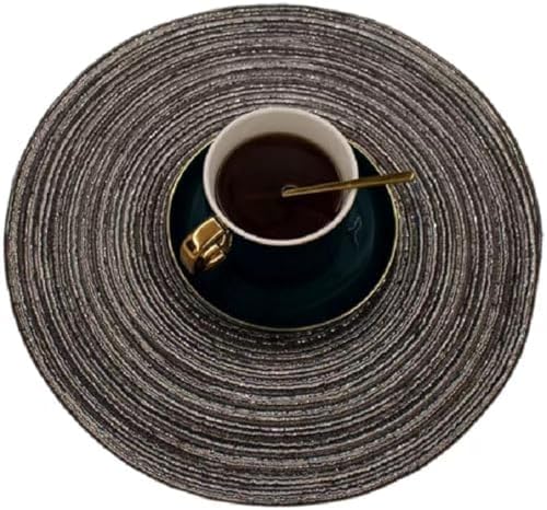 Set de table motif cercles pour repas de Noël et fêtes