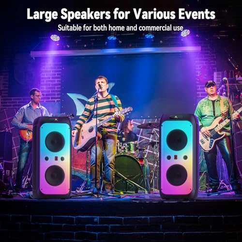 JYX 260W Trolley Party Speaker with 2 Wireless Mics Colour+2 mics - Image 5