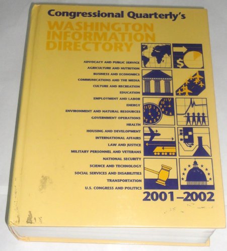 Washington Information Directory 2001-2002 1568024991 Book Cover