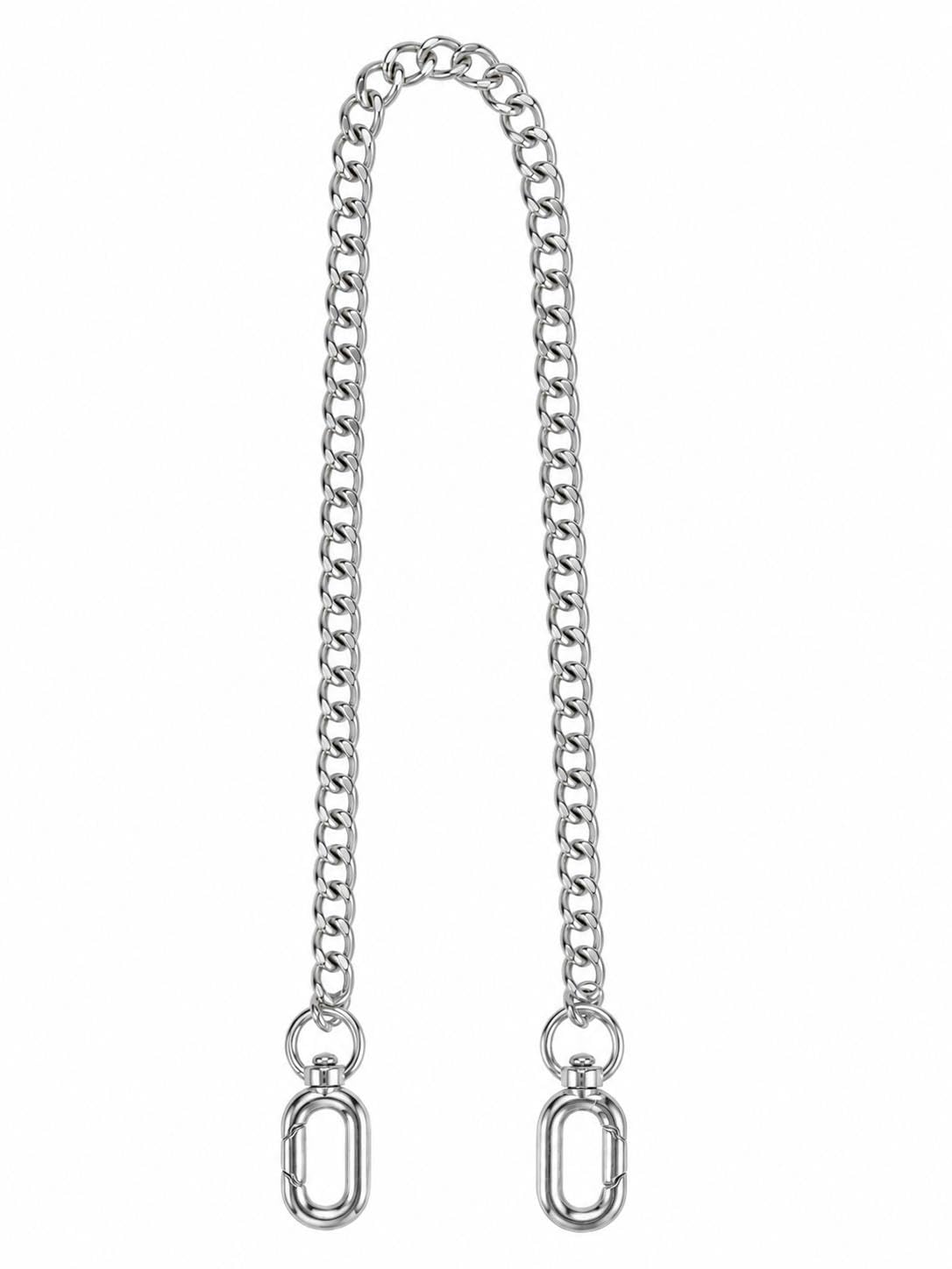 Premium Metal Handbag Chain Strap with Swivel Snap Hooks, Durable Replacement Shoulder Strap for Handbags, Purses, Clutches, Crossbody Bags and DIY Bag Accessories (1, Silver)-image-32
