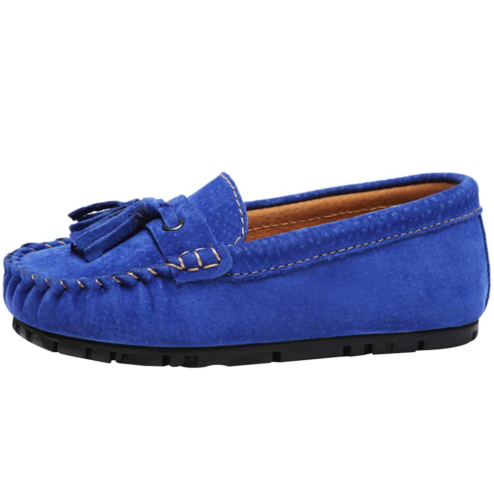 Mocasines Chicos Niño Plano Borla Cómodos Slip-on Zapatos para Niños Pequeños