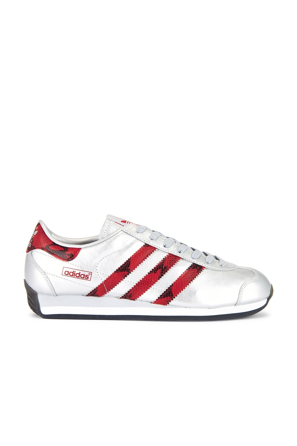 adidas Country Japan Men's Shoes, Silver Metallic/Better Scarlet/Core Black, Size 8