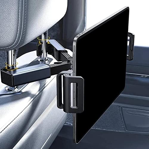NAXUE Car Mobile Holder for 360 Degree Adjustable Car Backseat for Travel Accessories Car Tablet Holder Mount Road Trip Essentials for Kids Adults Fits for Android Mobile Phone, iPhone, iPad, etc.