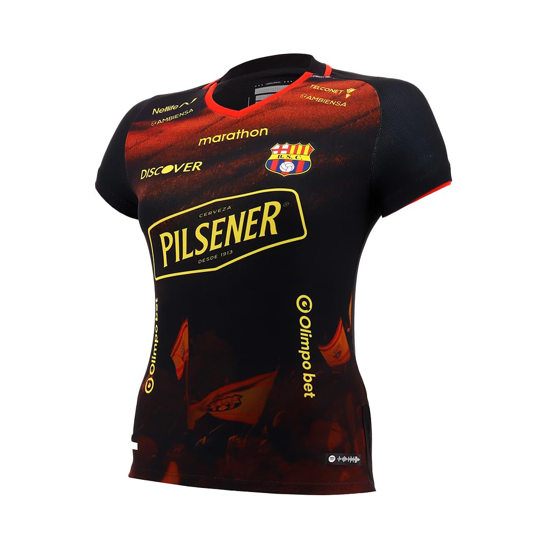 Barcelona Sporting Club Ecuador Home 2024 October Edition Authentic Liga Pro Women's Jersey