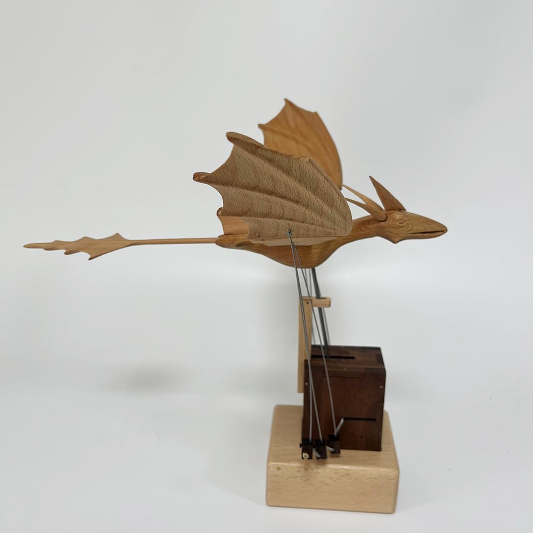 Drewniany model 3D dla dorosłych, mechaniczny, dynamiczny, zachodnia mityczna istota, model 3D, drewno steampunk, bioniczny organizm, zestaw modelarski, prezent, RTR