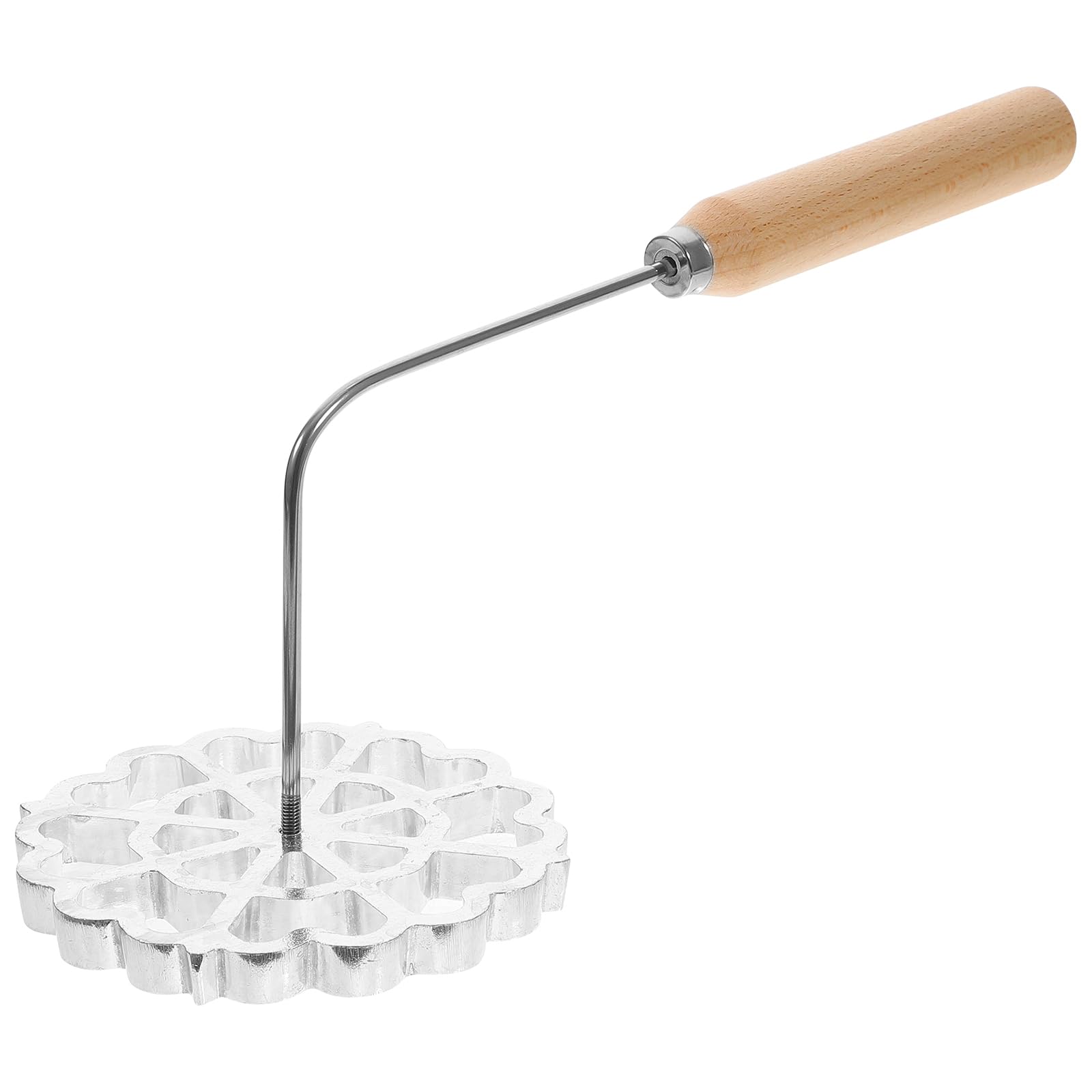 Lurrose Funnel Cake Maker: Rosette Iron - Pizzelle Iron Star Waffle Moulds