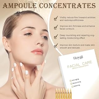 Fiale di Acido ialuronico 7x2ml, Fiale per la cura del viso, Fiale con effetto lifting immediato, con Centella e Niacinamide, Fiale di Idratante, cura del giorno per uomo e donna