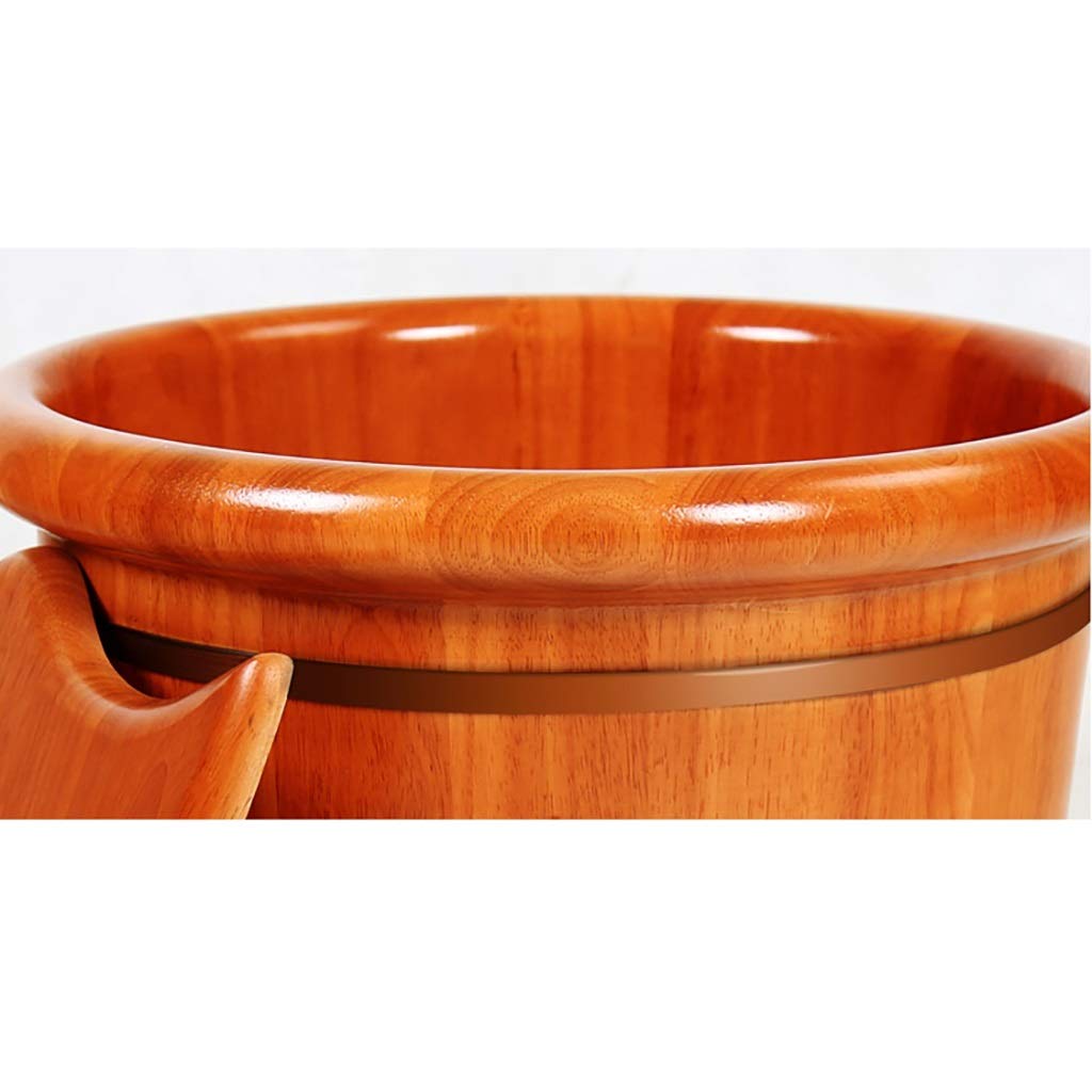 Secchio per Pediluvio,Accessori per Sauna Secchio per Sauna Secchio per Acqua,Vasche per Pediluvio in Legno Fatte A Mano,Barile Rilassante per I Piedi Anniversario Comfortable Anniversary